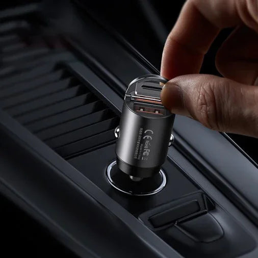 Veranixium Multi Compatible Fast Charging Car Charger - PD45W+QC45W Dual Output