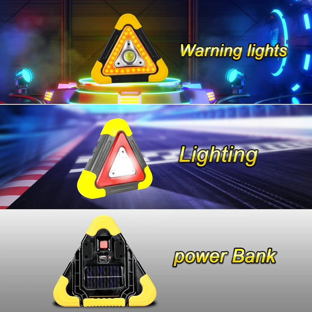 Veranixium LED Solar Charging Tripod Warning Light - Your Ultimate Safety Companion