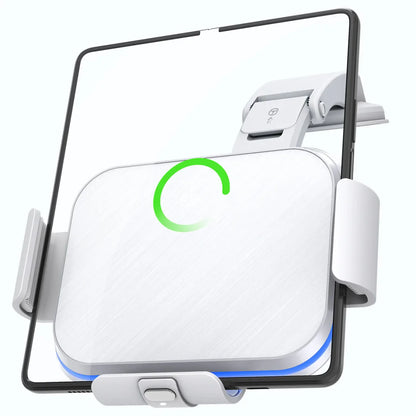 Veranixium Folding Screen Mobile Phone Wireless Fast Charging Stand with Auto-Clamping