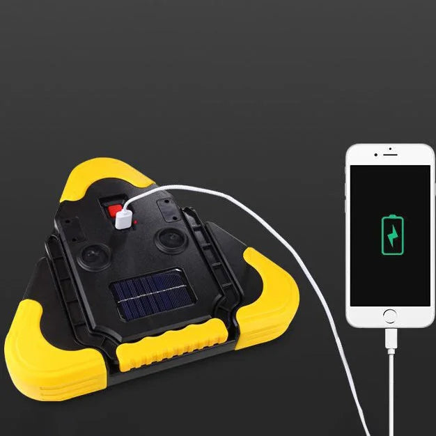Veranixium LED Solar Charging Tripod Warning Light - Your Ultimate Safety Companion
