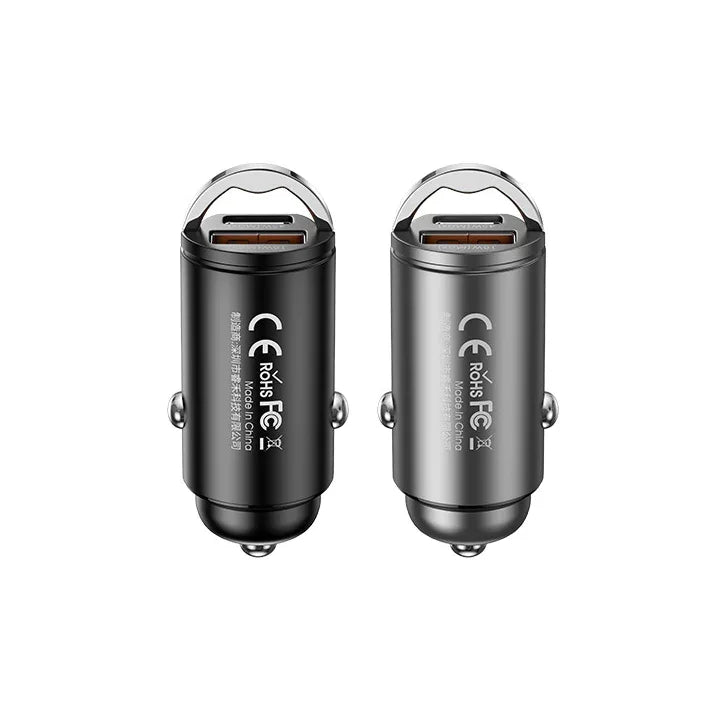 Veranixium Multi Compatible Fast Charging Car Charger - PD45W+QC45W Dual Output