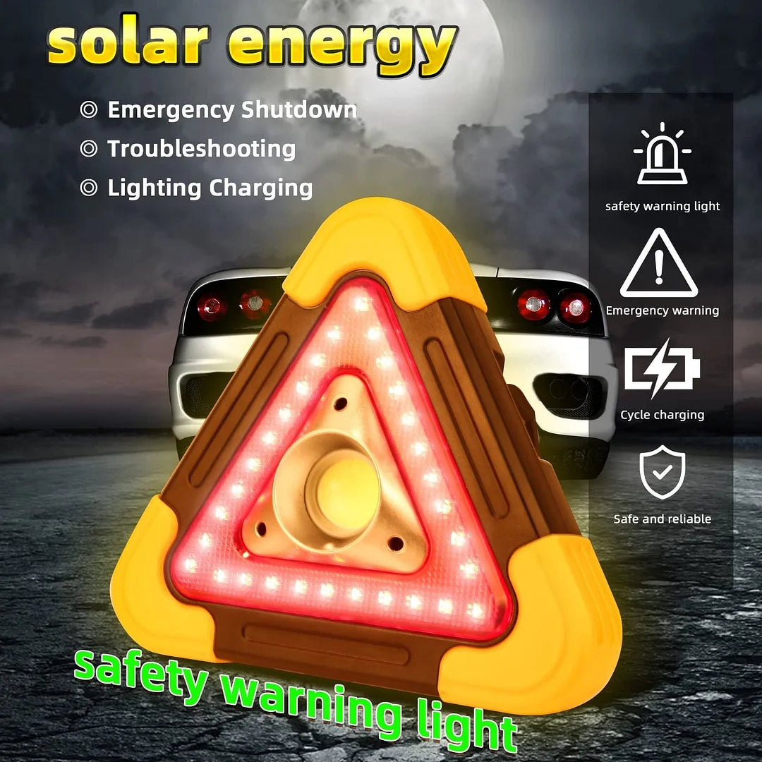 Veranixium LED Solar Charging Tripod Warning Light - Your Ultimate Safety Companion