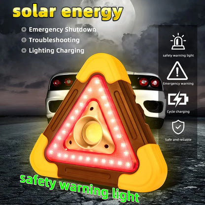 Veranixium LED Solar Charging Tripod Warning Light - Your Ultimate Safety Companion
