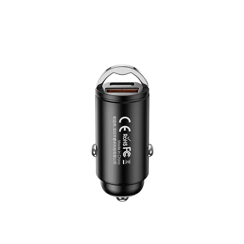 Veranixium Multi Compatible Fast Charging Car Charger - PD45W+QC45W Dual Output