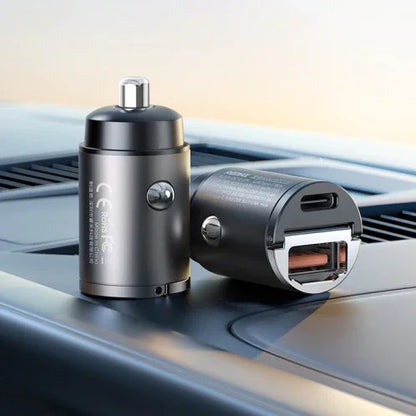 Veranixium Multi Compatible Fast Charging Car Charger - PD45W+QC45W Dual Output