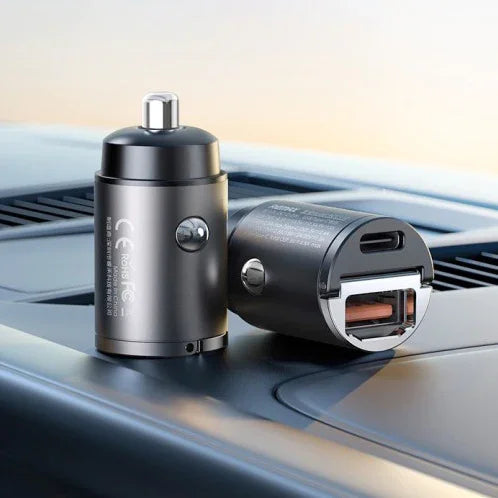 Veranixium Multi Compatible Fast Charging Car Charger - PD45W+QC45W Dual Output