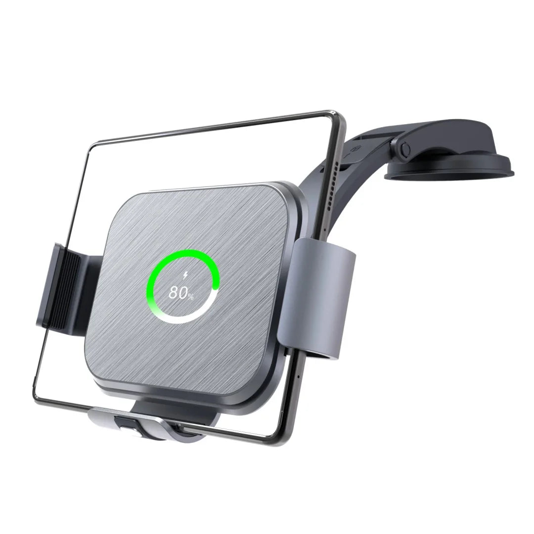 Veranixium Folding Screen Mobile Phone Wireless Fast Charging Stand with Auto-Clamping